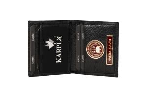 Hakim-Savcı Logolu Deri Cüzdan 0004127 Siyah