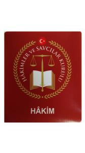 Hakim ARAÇ STCIKER Bordo Renk