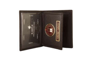 Hakim - Savcı Logolu Deri Cüzdan 4247 00..4247 B KAHVE