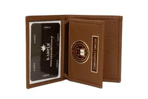 Cumhuriyet Savcısı Deri Cüzdan Küçük Boy Taba 4246