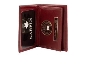 Hakim Savcı Logolu Deri Cüzdan 4247 Kırmızı