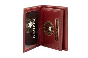 Cumhuriyet Savcısı Logolu Deri Cüzdan 4247 KIRMIZI