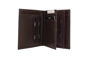 Deri Erkek Cüzdanı Dik Kelebek Model