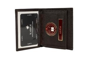 Hakim Logolu Deri Cüzdan Kahve 4247 