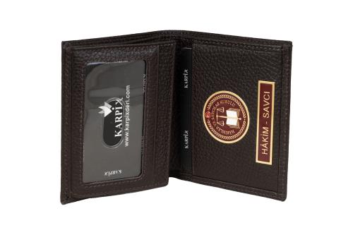 HAKİM-SAVCI HSK LOGOLU DERİ CÜZDAN - Karpix Deri Ürünleri