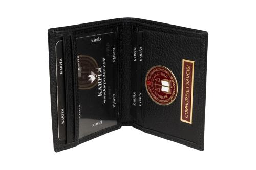 Hakim-Savcı Logolu Deri Cüzdan 4246 - Karpix Deri Ürünleri