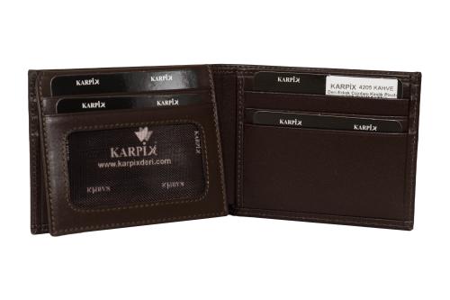 DERİ ERKEK CÜZDAN - Karpix Deri Ürünleri