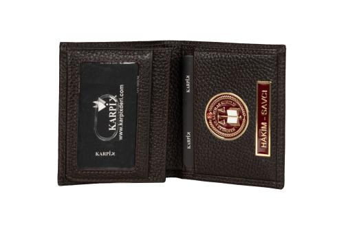 HAKİM-SAVCI HSK LOGOLU DERİ CÜZDAN