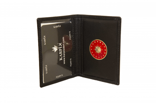 Cumhurbaşkanlığı forslu deri kimliklik cüzdan - Karpix Deri Ürünleri