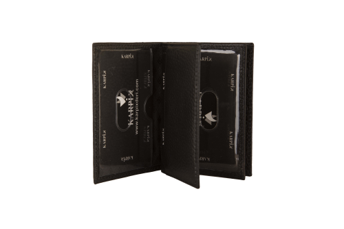 Deri İki Yapraklı Kredi Kartlık - Karpix Deri Ürünleri