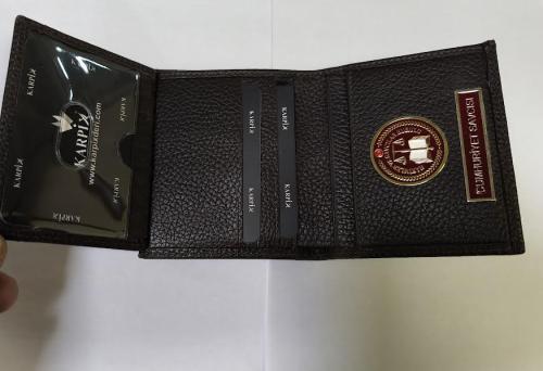 CUMHURİYET SAVCISI HSK LOGOLU CÜZDAN - Karpix Deri Ürünleri